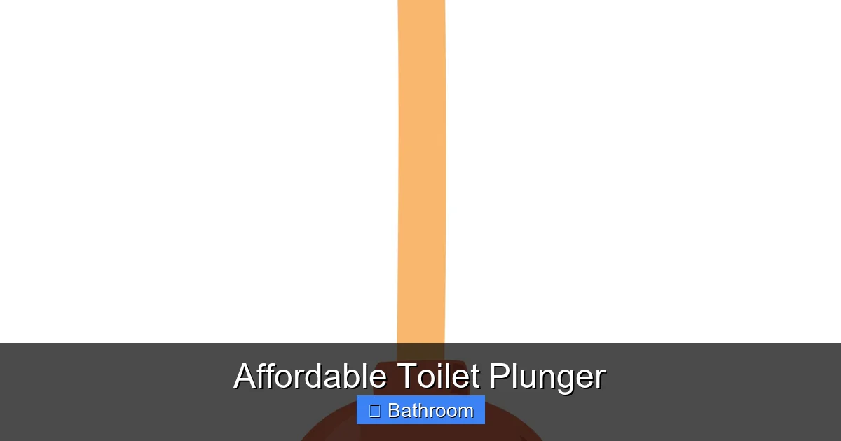 Affordable Toilet Plunger