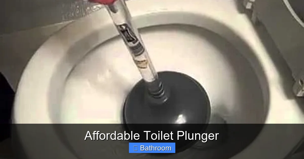 Affordable Toilet Plunger