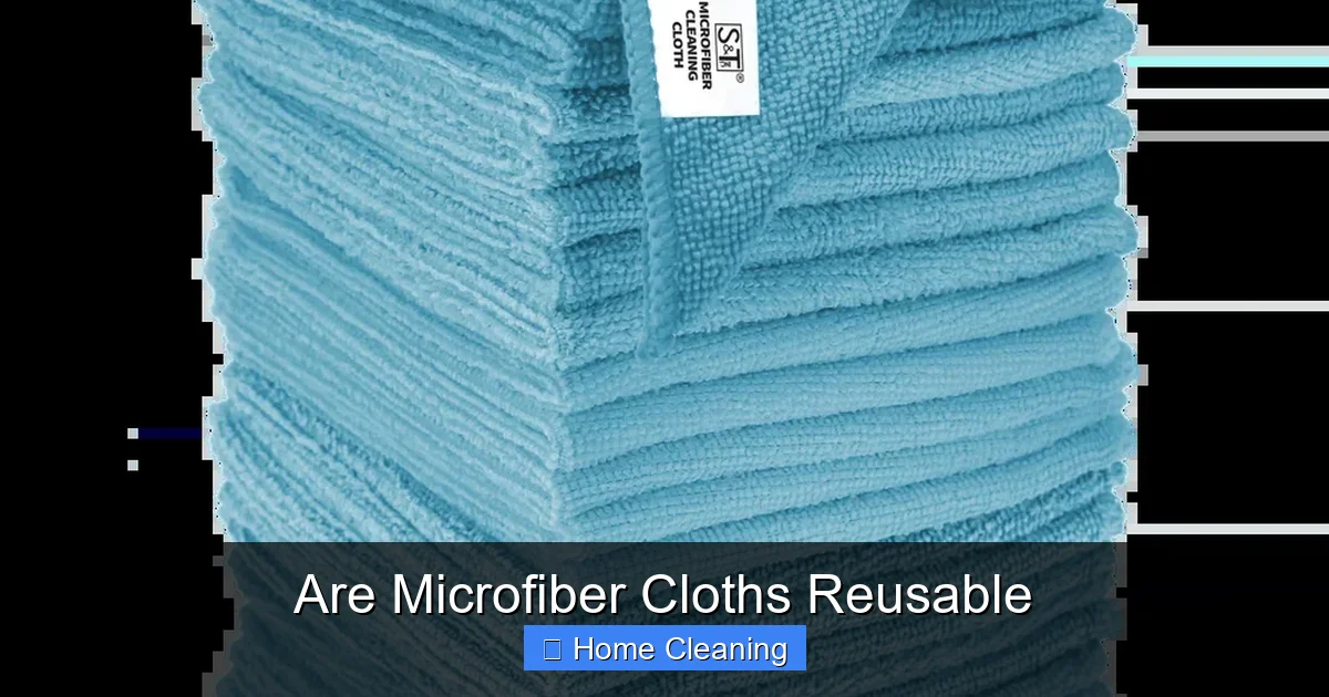 Are Microfiber Cloths Reusable