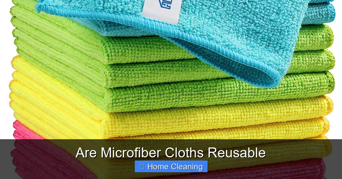 Are Microfiber Cloths Reusable