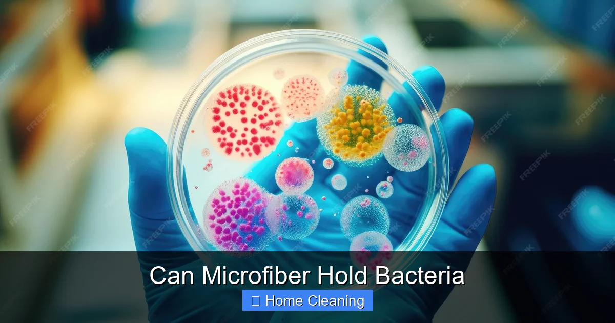 Can Microfiber Hold Bacteria