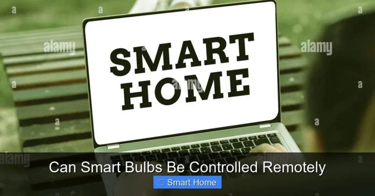 Can Smart Bulbs Be Controlled Remotely