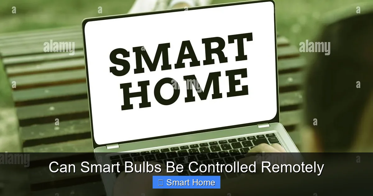 Can Smart Bulbs Be Controlled Remotely