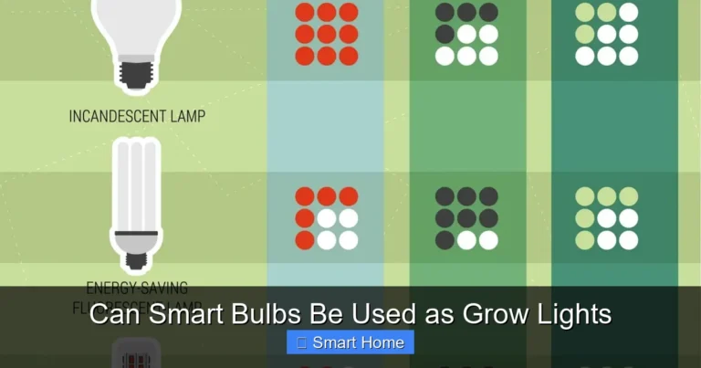 Can Smart Bulbs Be Used as Grow Lights