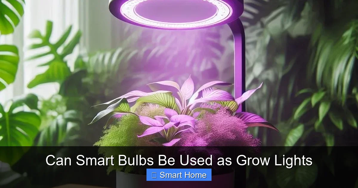 Can Smart Bulbs Be Used as Grow Lights