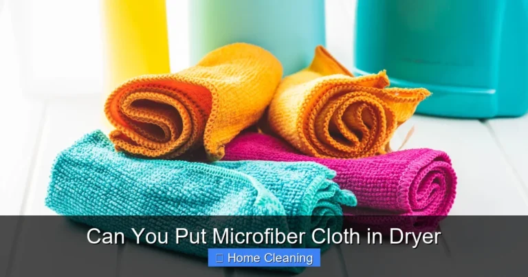Can You Put Microfiber Cloth in Dryer