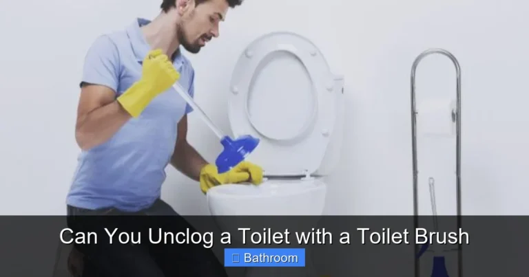 Can You Unclog a Toilet with a Toilet Brush