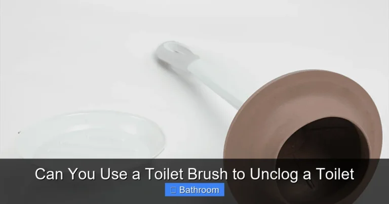Can You Use a Toilet Brush to Unclog a Toilet