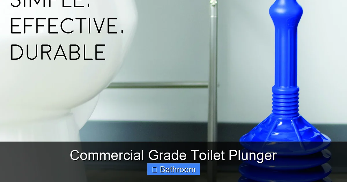 Commercial Grade Toilet Plunger