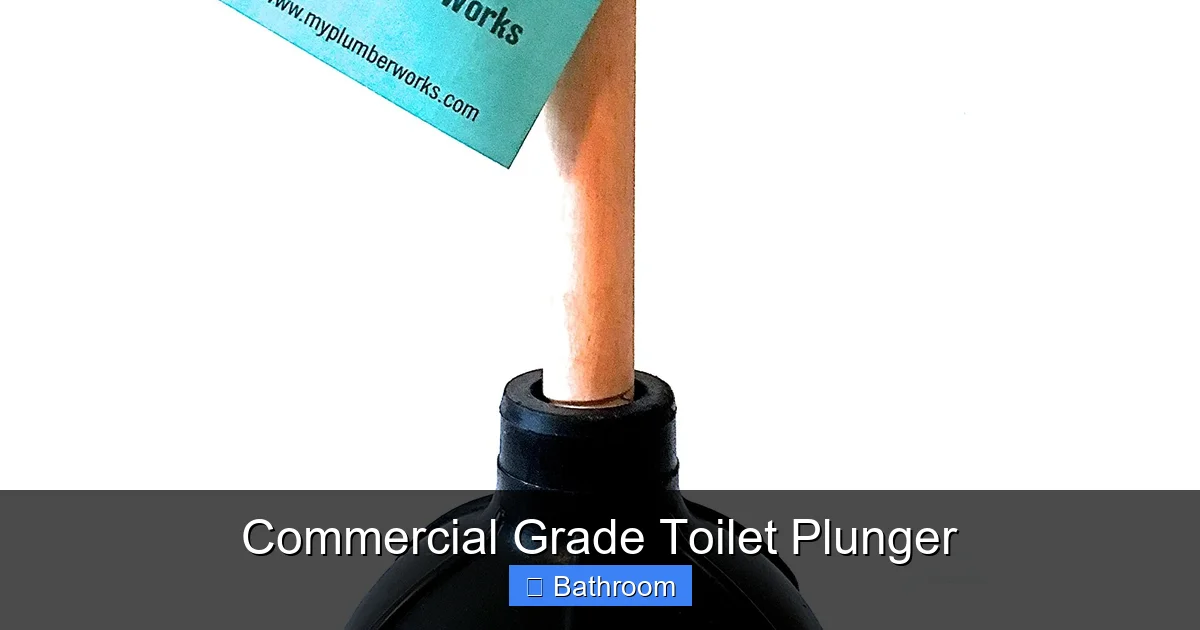 Commercial Grade Toilet Plunger