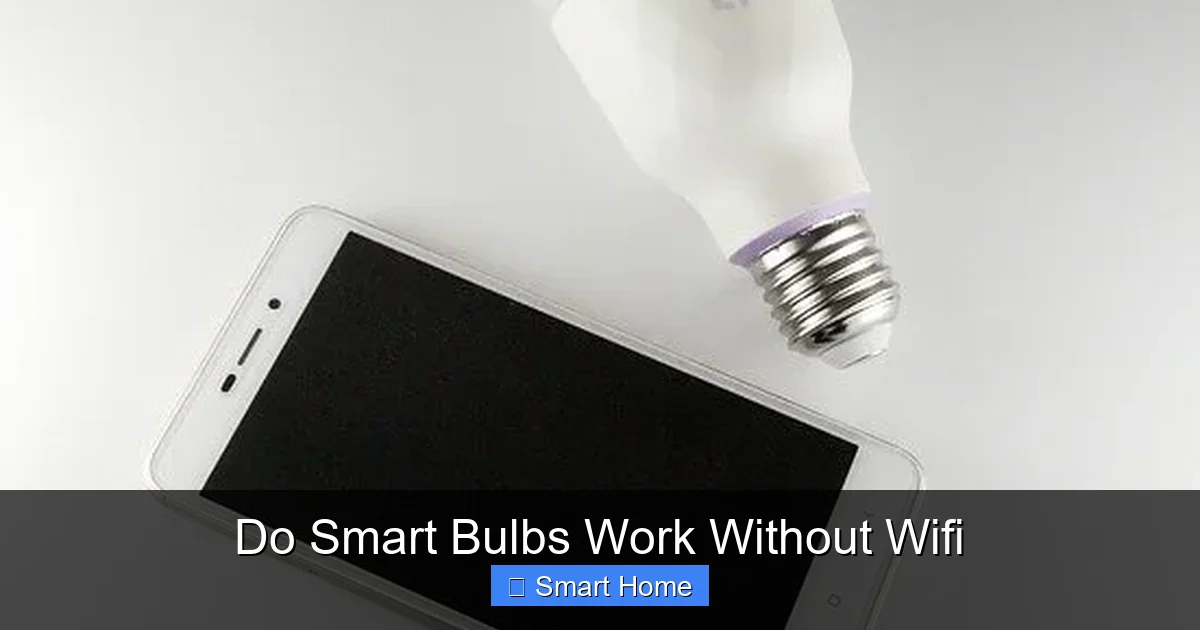 Do Smart Bulbs Work Without Wifi