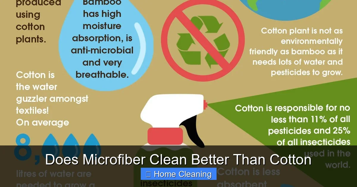 Does Microfiber Clean Better Than Cotton