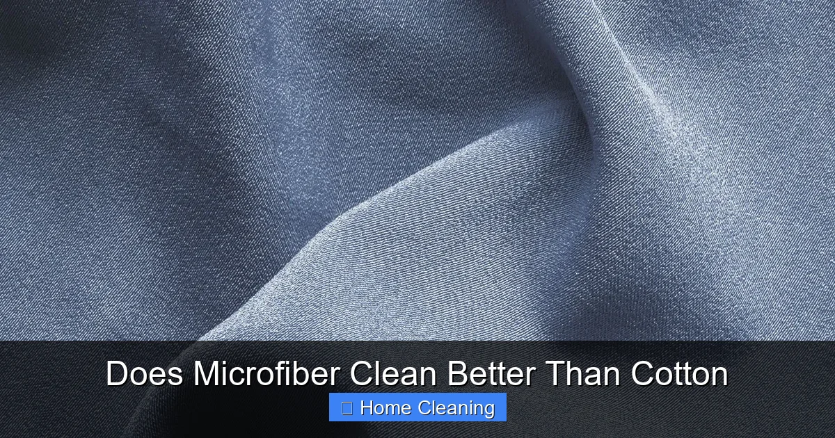 Does Microfiber Clean Better Than Cotton
