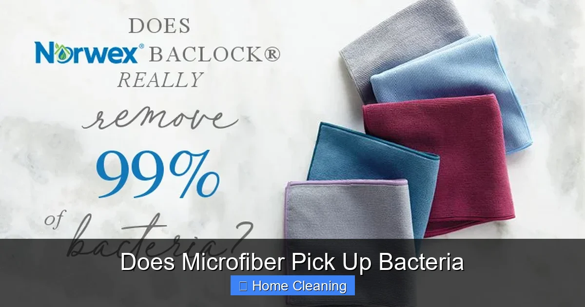Does Microfiber Pick Up Bacteria