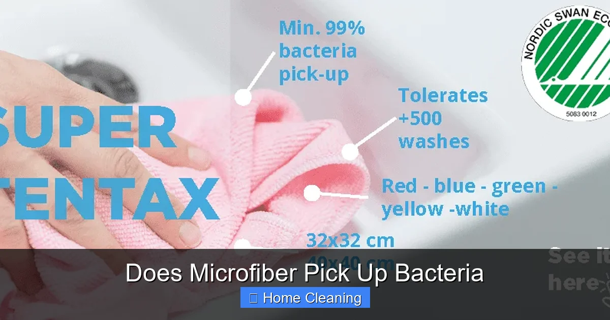 Does Microfiber Pick Up Bacteria