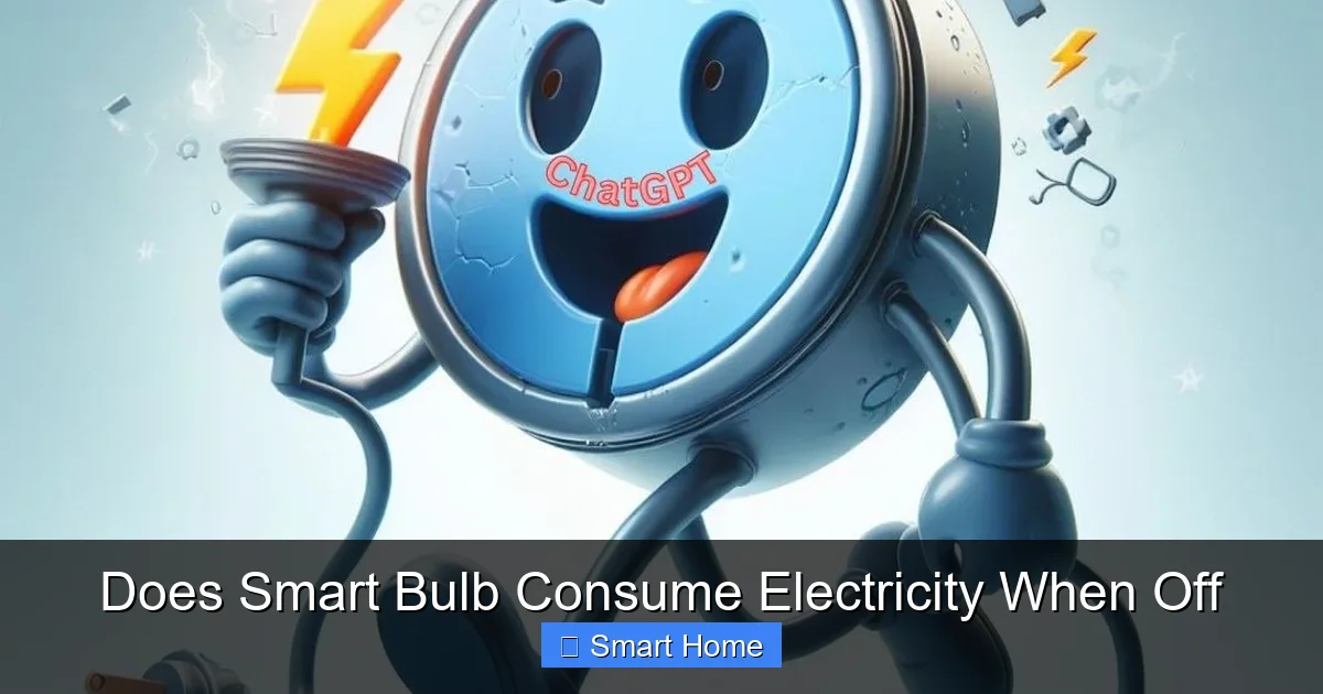 Does Smart Bulb Consume Electricity When Off