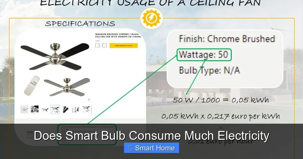 Does Smart Bulb Consume Much Electricity