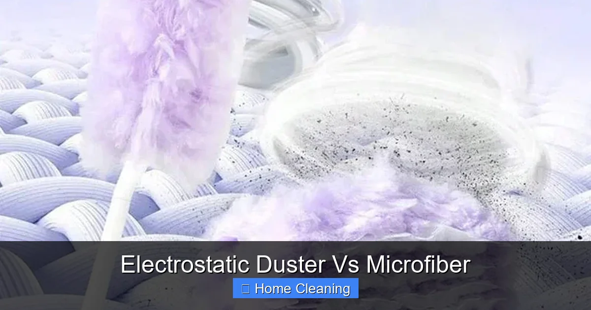 Electrostatic Duster Vs Microfiber