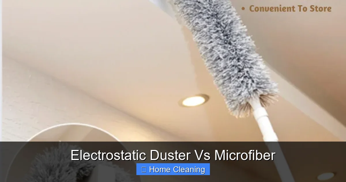 Electrostatic Duster Vs Microfiber