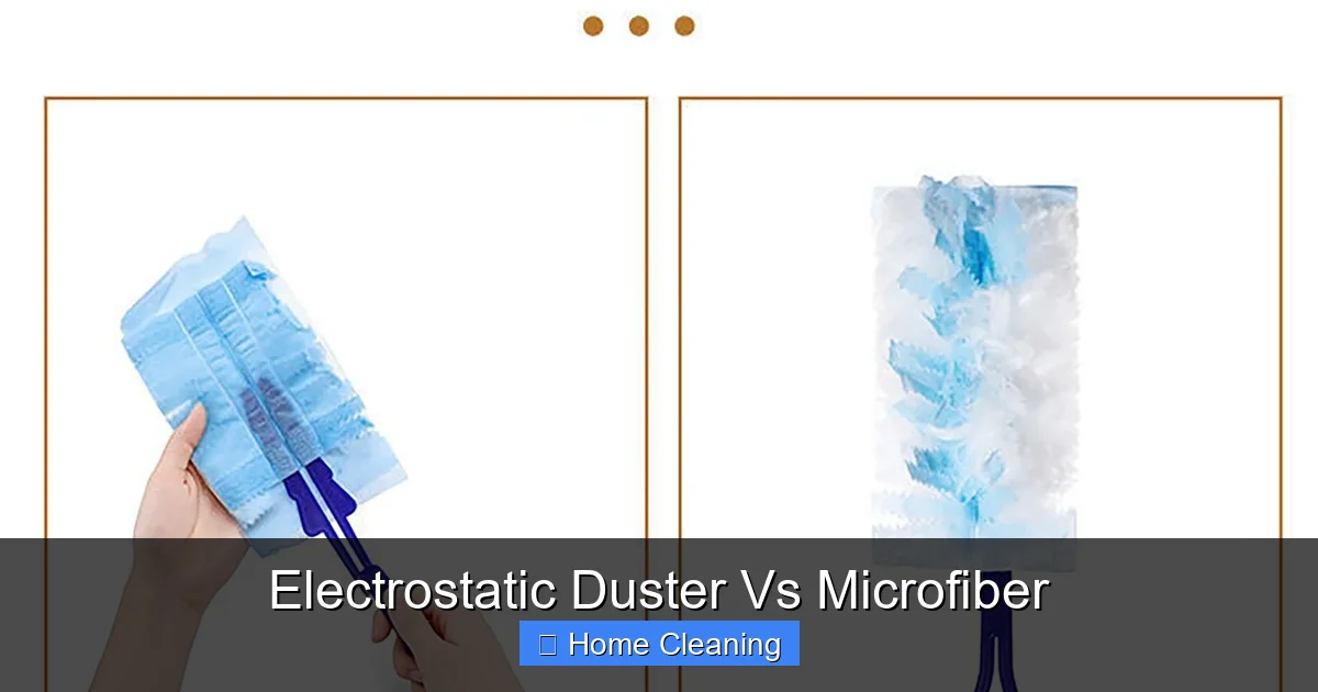 Electrostatic Duster Vs Microfiber