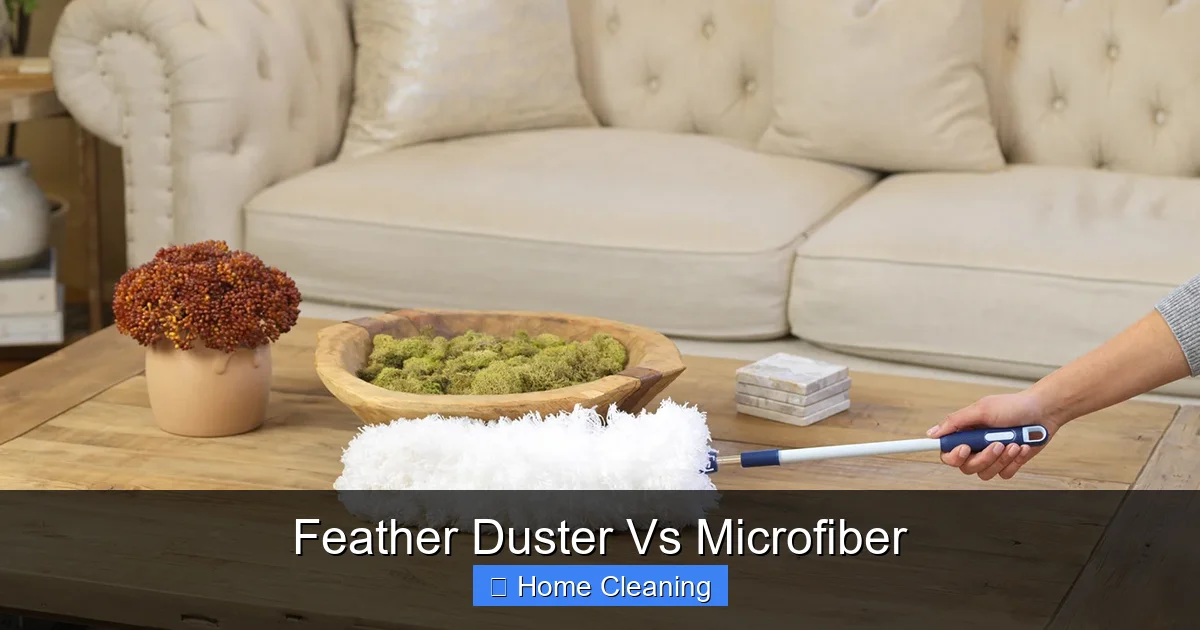 Feather Duster Vs Microfiber