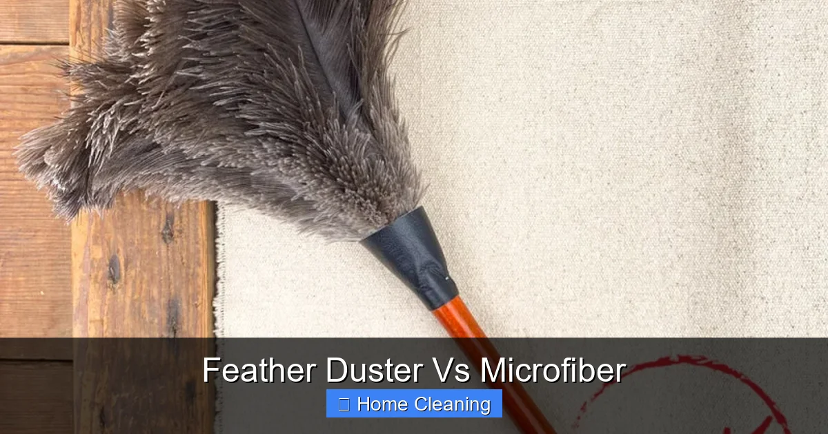 Feather Duster Vs Microfiber