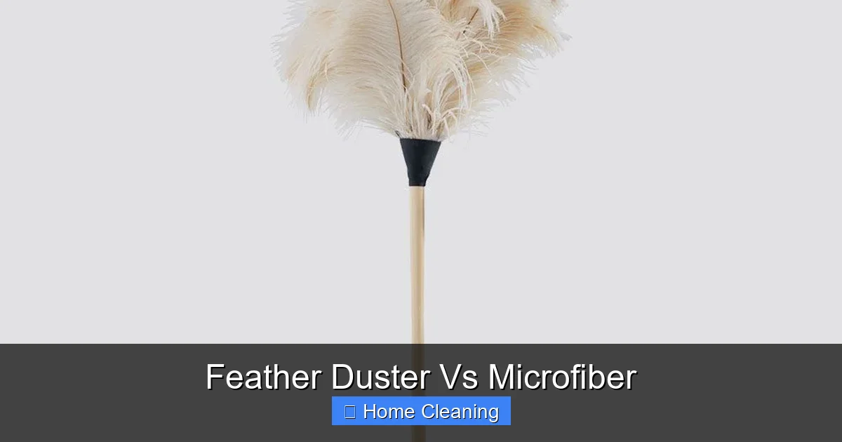 Feather Duster Vs Microfiber