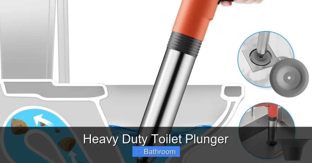 Heavy Duty Toilet Plunger