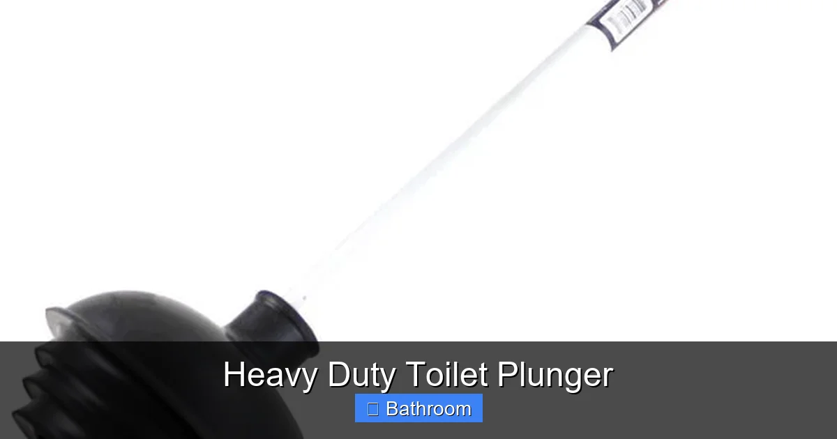 Heavy Duty Toilet Plunger