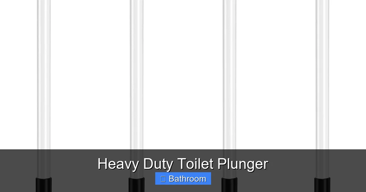 Heavy Duty Toilet Plunger