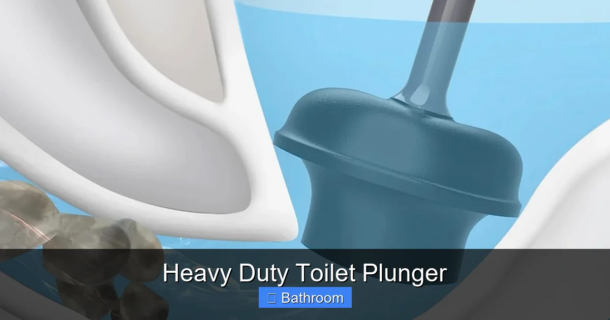 Heavy Duty Toilet Plunger