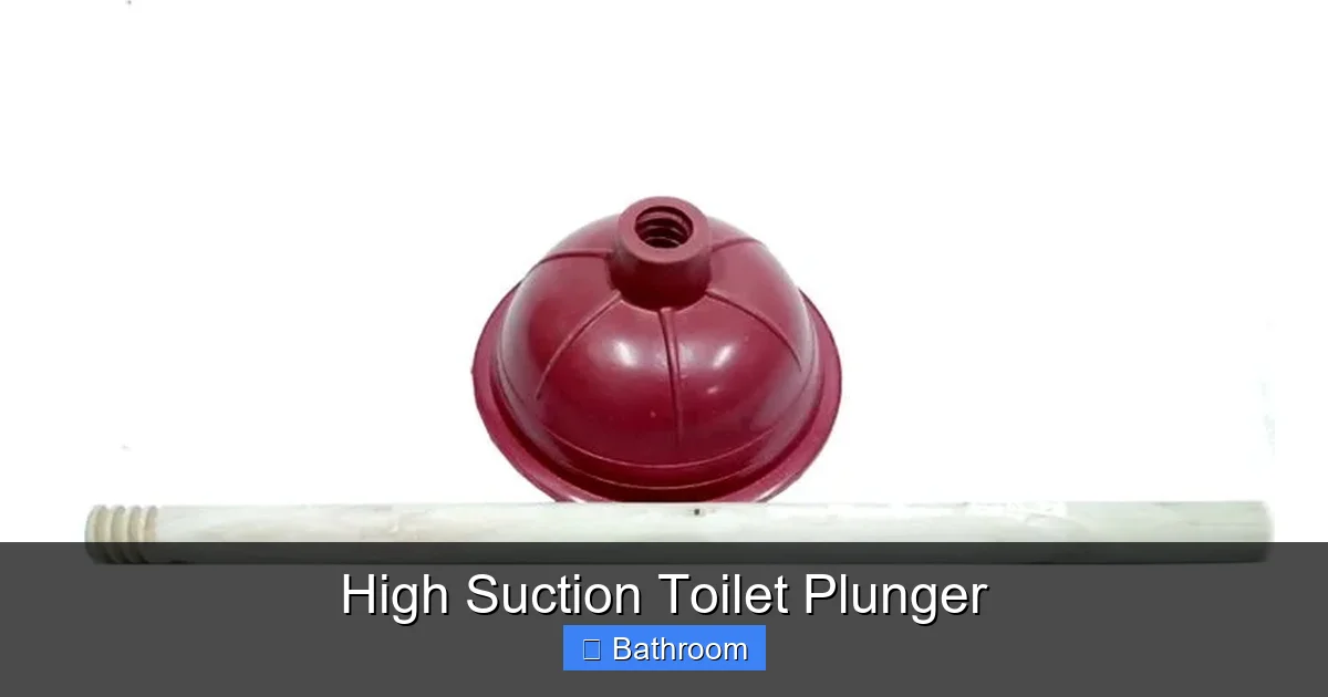 High Suction Toilet Plunger