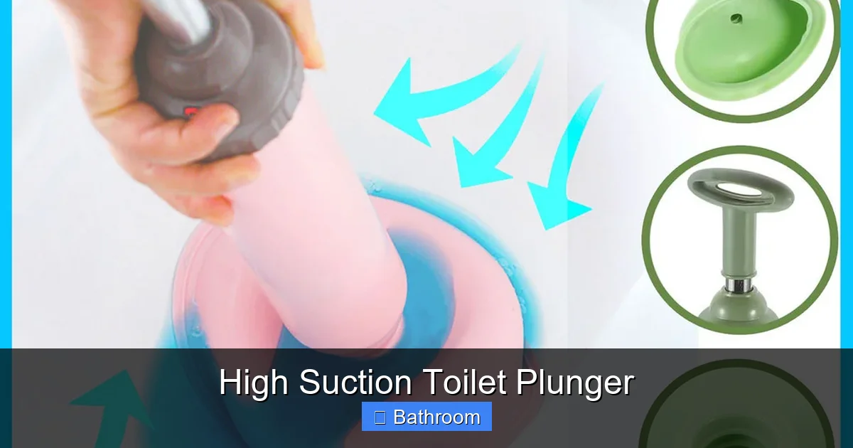 High Suction Toilet Plunger
