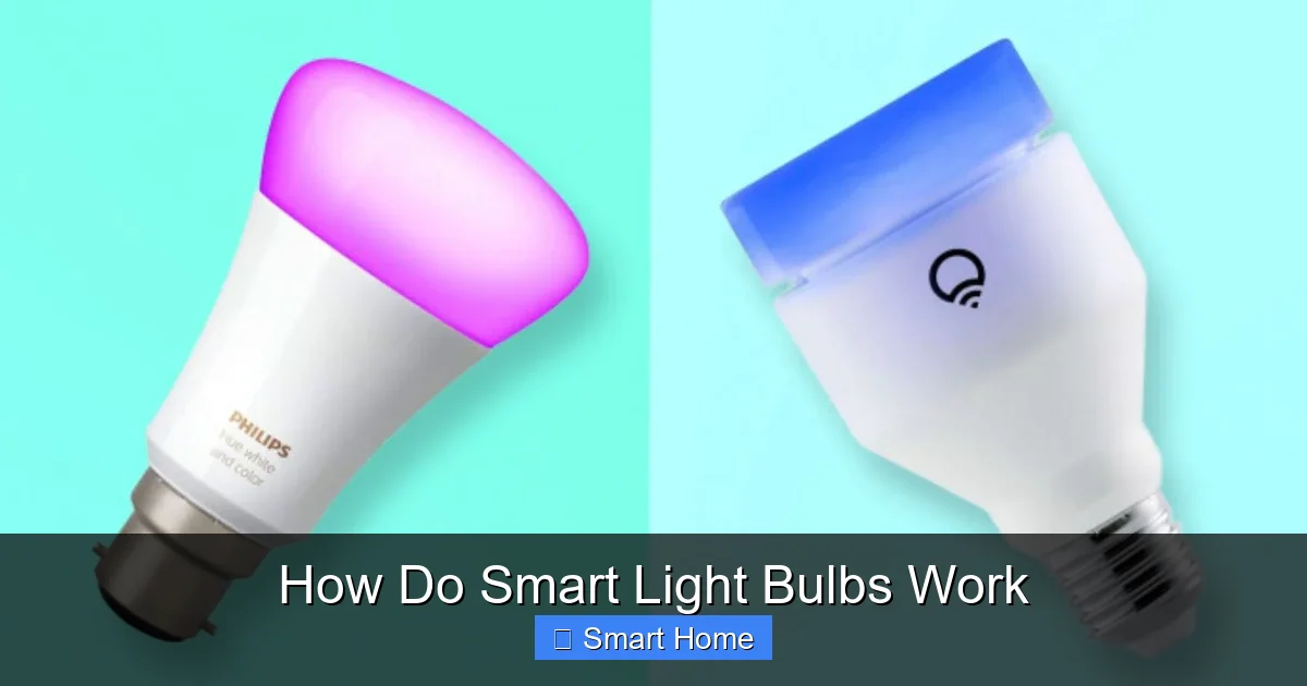 How Do Smart Light Bulbs Work