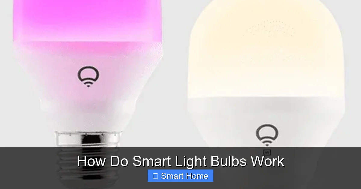 How Do Smart Light Bulbs Work