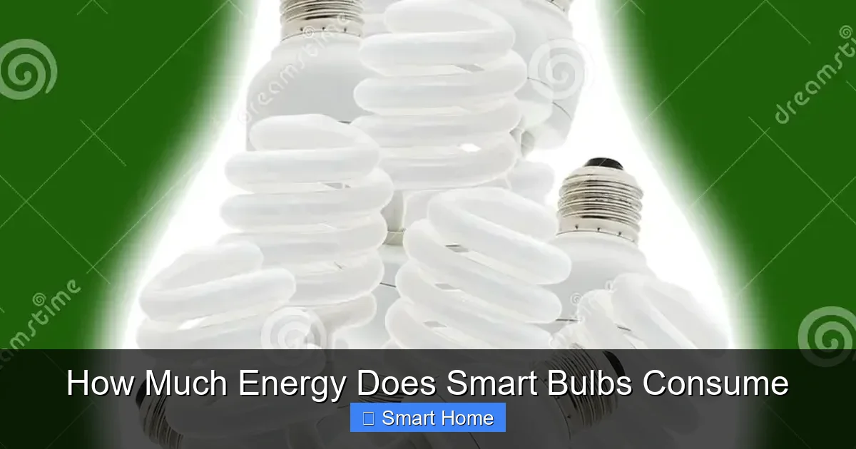 How Much Energy Does Smart Bulbs Consume