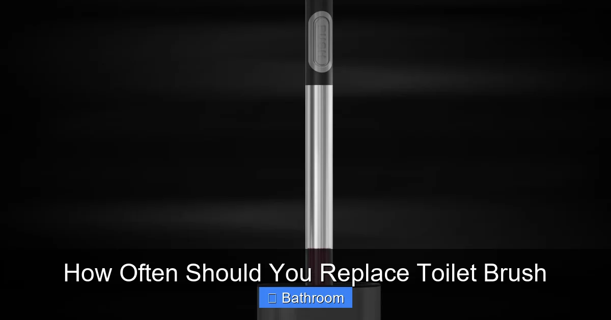 How Often Should You Replace Toilet Brush