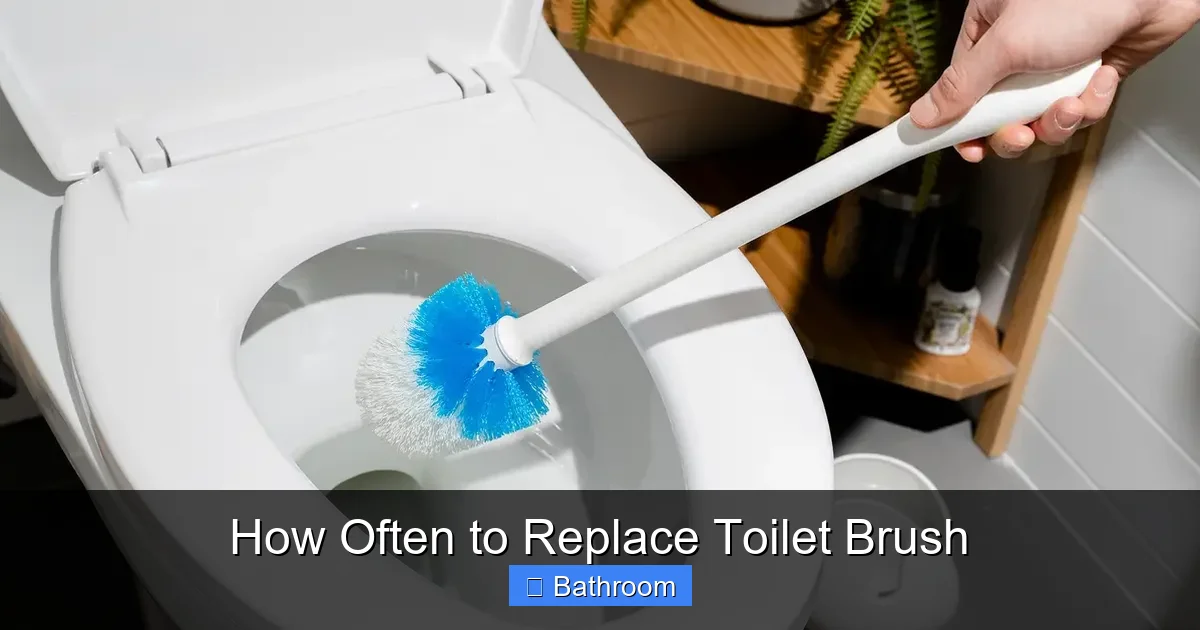 How Often to Replace Toilet Brush