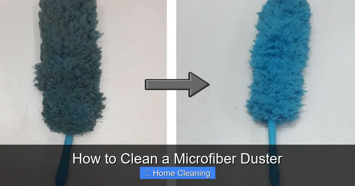 How to Clean a Microfiber Duster