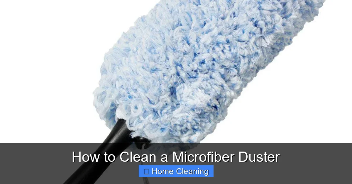 How to Clean a Microfiber Duster