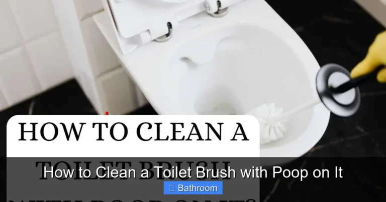 How to Clean a Toilet Brush with Poop on It