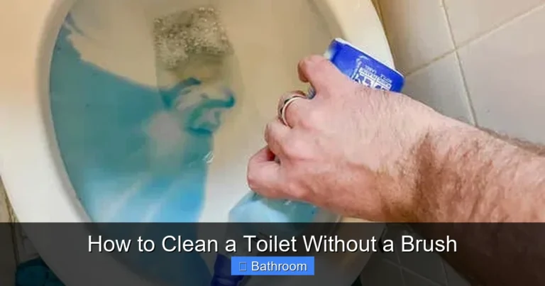 How to Clean a Toilet Without a Brush