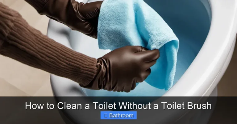 How to Clean a Toilet Without a Toilet Brush