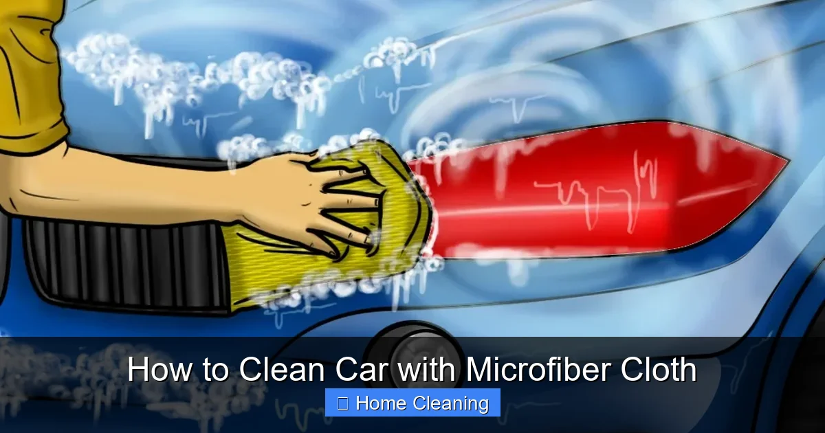 How to Clean Car with Microfiber Cloth