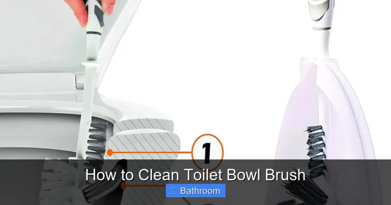 How to Clean Toilet Bowl Brush