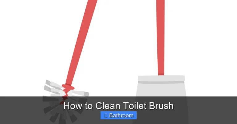 How to Clean Toilet Brush