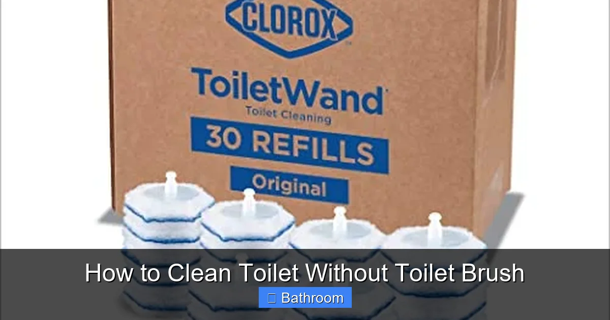 How to Clean Toilet Without Toilet Brush