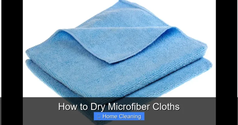 How to Dry Microfiber Cloths