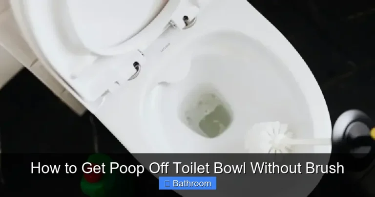 How to Get Poop Off Toilet Bowl Without Brush