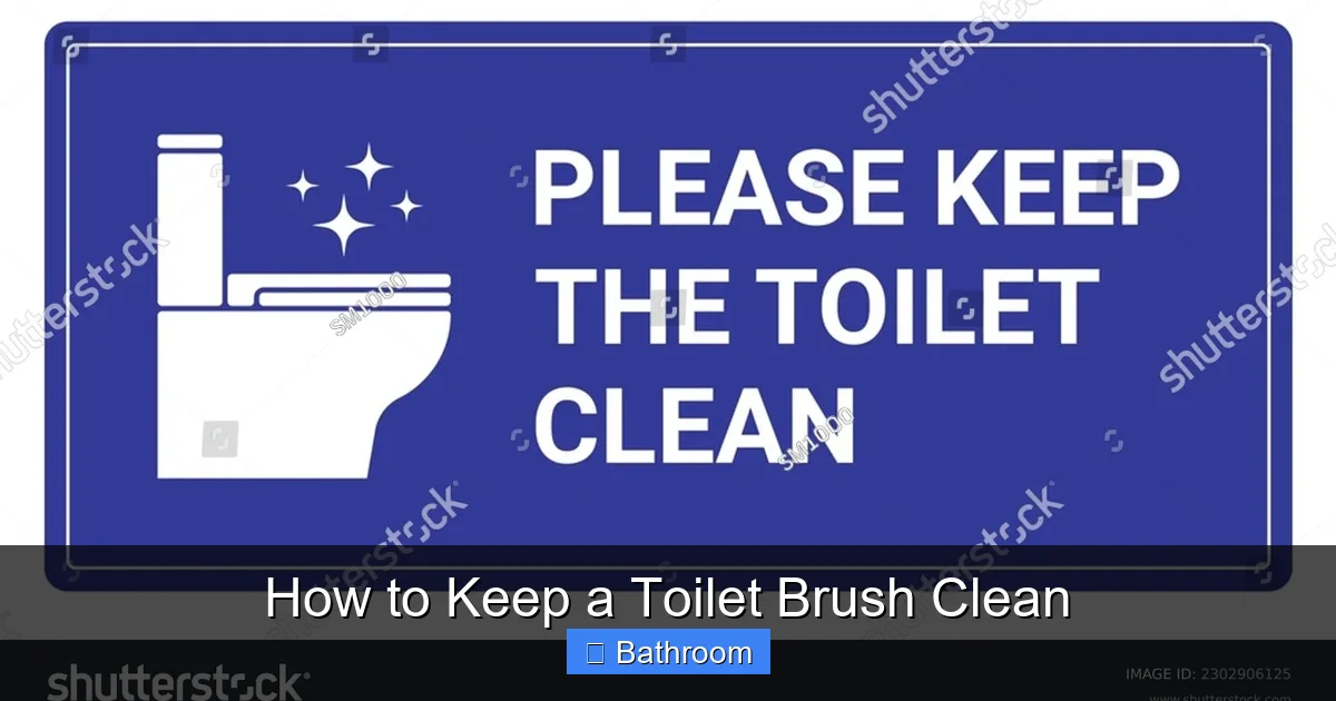 How to Keep a Toilet Brush Clean